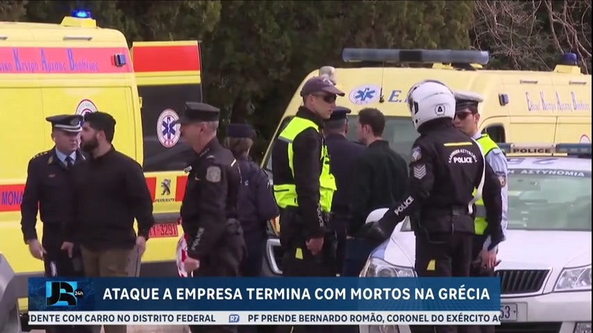 Vídeo: Ataque a tiros deixa quatro mortos em empresa na Grécia