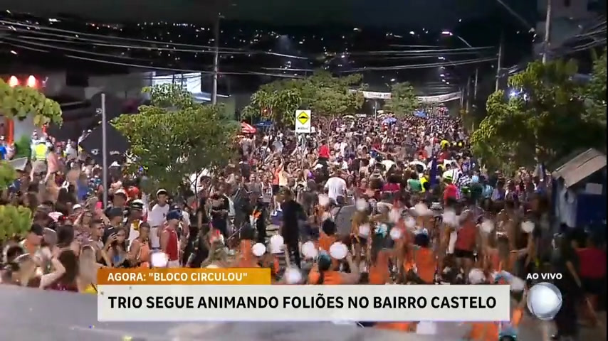 Vídeo: Bloco carnavalesco Circulou agita bairro de Belo Horizonte