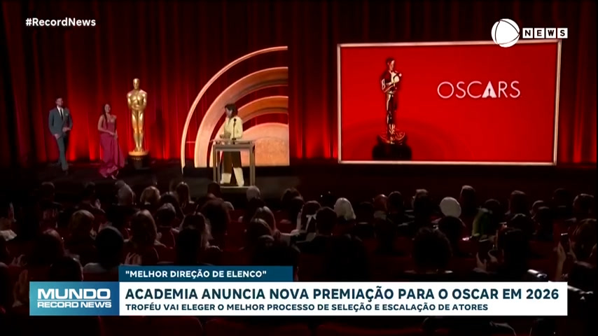 Vídeo: Oscar anuncia nova categoria a partir de 2026; saiba qual é