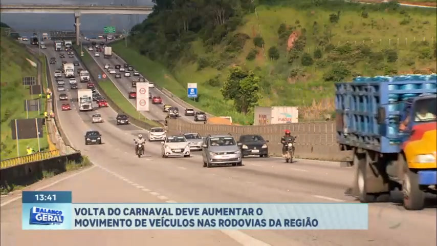 Vídeo: Confira o movimento das estradas que cortam o Vale do Paraíba