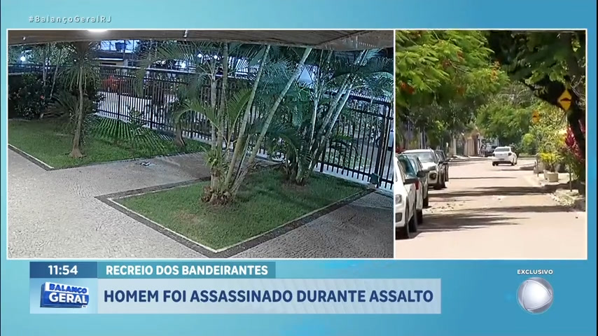 Vídeo: Homem morre baleado ao chegar em casa com namorada no Rio; câmera flagrou o assalto