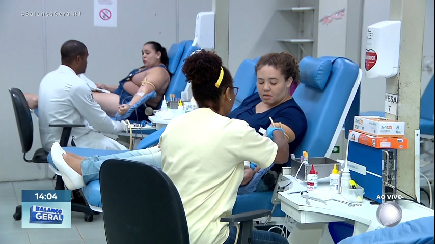 Vídeo: Hemorio faz campanha para doação de sangue no período de Carnaval