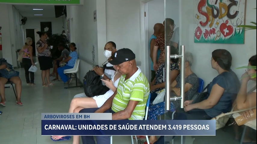 Vídeo: Número de casos de dengue registra alta durante o feriado de Carnaval em BH