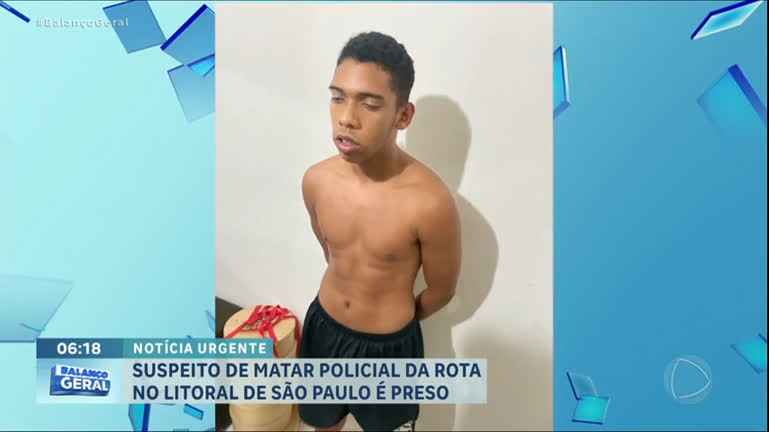 Vídeo: Denúncia anônima leva polícia ao suspeito de matar policial da Rota no litoral paulista