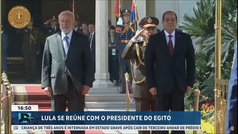 Vídeo: Lula se encontra com presidente do Egito