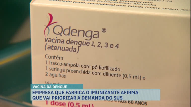 Vídeo: SUS terá prioridade para comprar vacina contra dengue, divulga laboratório