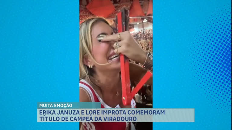 Vídeo: A Hora da Venenosa: famosas comemoram a vitória da escola de samba Viradouro no Carnaval do RJ