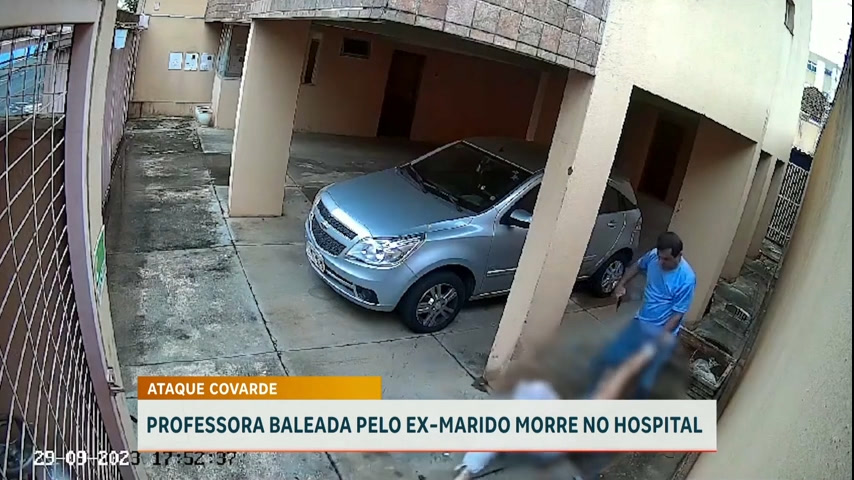 Vídeo: Professora que foi baleada por ex-marido morre no hospital em Uberlândia (MG)