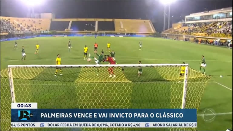 Vídeo: Palmeiras derrota o São Bernardo e mantém invencibilidade