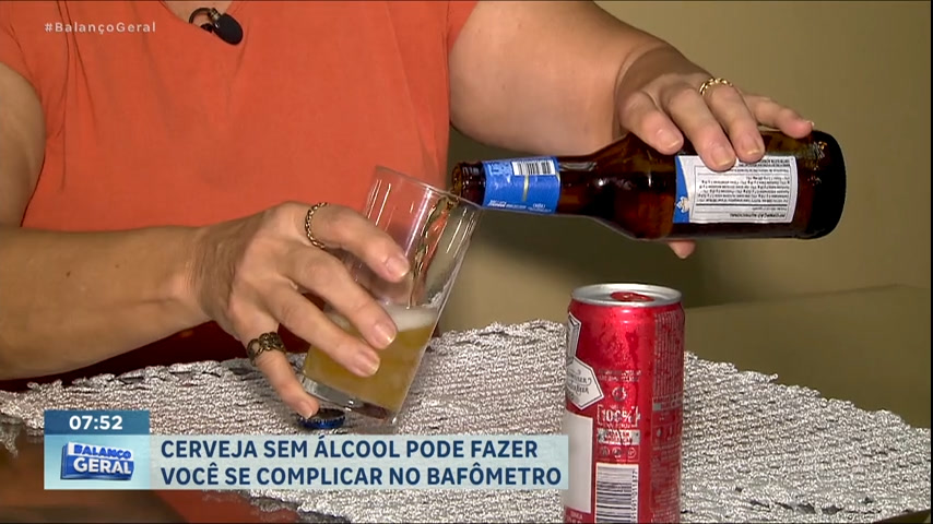 Vídeo: Cervejas não alcoólicas têm pequenas quantidades da substância e podem ser detectadas pelo bafômetro