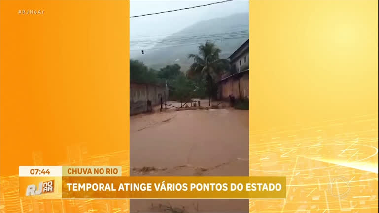 Vídeo: Temporal causa estragos em diferentes pontos do Rio de Janeiro