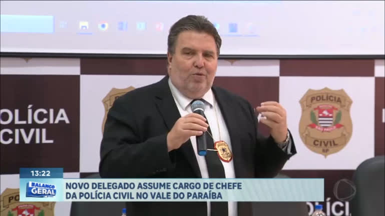 Vídeo: Novo delegado do Deinter-1 no Vale do Paraíba