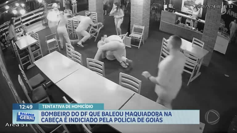 Vídeo: Bombeiro do DF que baleou maquiadora é indiciado pela polícia de Goiás