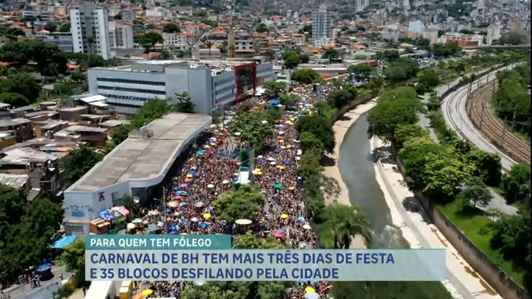 Vídeo: Mais de 35 blocos espalhados pela cidade vão fazer encerramento do Carnaval de BH