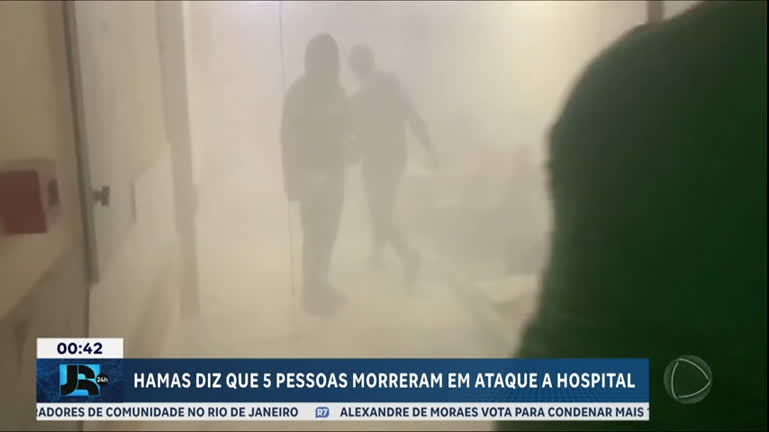 Vídeo: Hamas anuncia que ofensiva israelense em hospital teria matado cinco pacientes