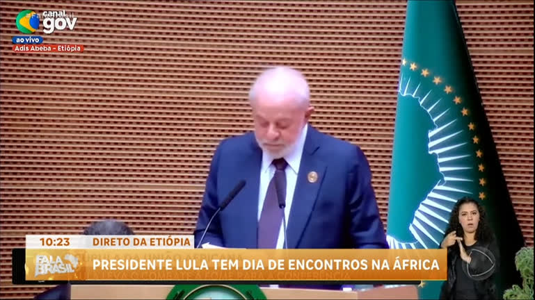 Vídeo: Lula participa de cúpula da União Africana na Etiópia