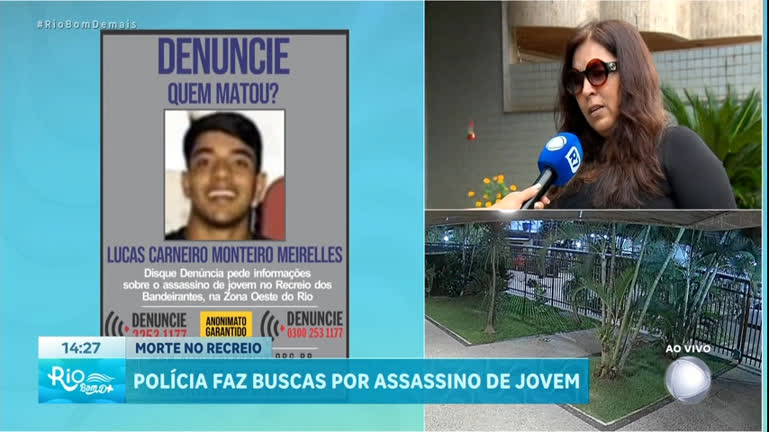 Vídeo: RJ: Mãe de jovem morto em assalto ao defender namorada convoca protesto por justiça: 'Dar um basta'