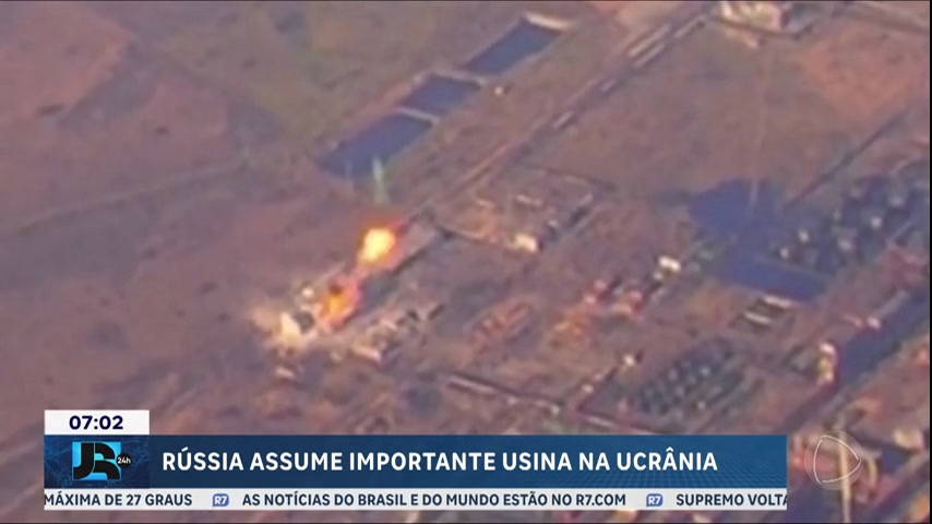 Vídeo: Rússia assume controle de importante usina na Ucrânia