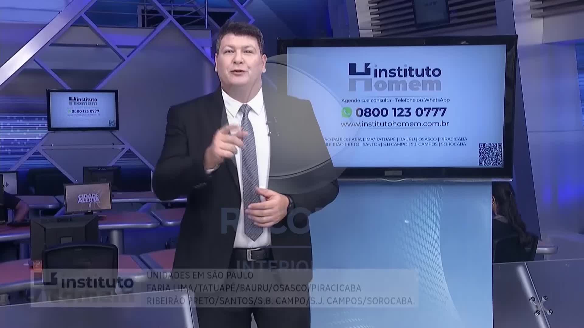 Vídeo: Instituto Homem - Balanço Geral - Exibido 16/02/2024