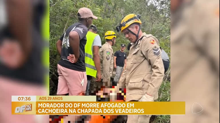 Vídeo: Morador do DF morre afogado em cachoeira na Chapada dos Veadeiros (GO)