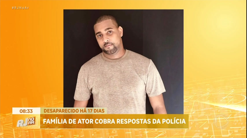 Vídeo: Familiares do ator desaparecido na zona norte do Rio pedem respostas da polícia