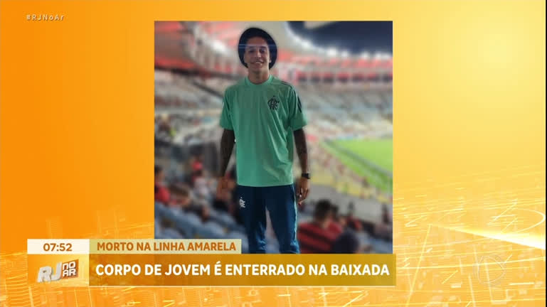 Vídeo: Corpo de jovem morto em arrastão na Linha Amarela é enterrado na Baixada Fluminense