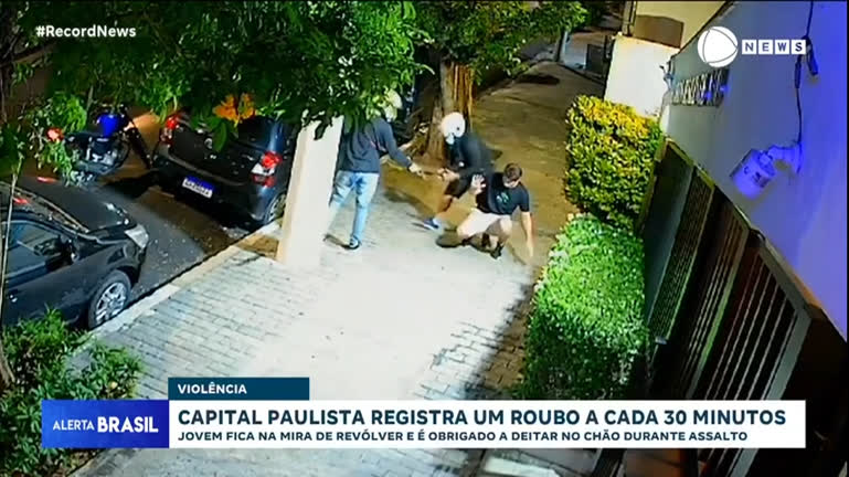 Vídeo: Cidade de São Paulo registra um roubo a cada 30 minutos