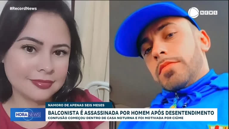 Vídeo: Balconista é assassinada por homem com quem namorava há seis meses