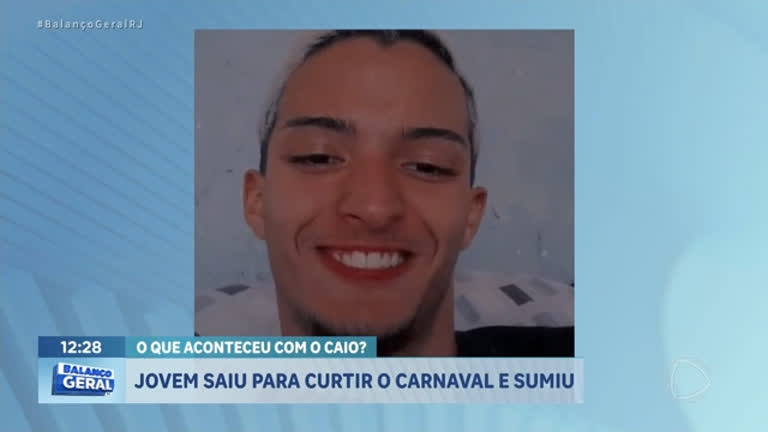 Vídeo: Família procura jovem que desapareceu durante o Carnaval no Rio