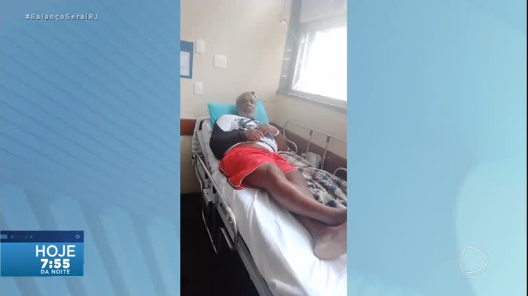 Vídeo: Idoso de 74 anos aguarda por cirurgia no ombro há duas semanas no RJ