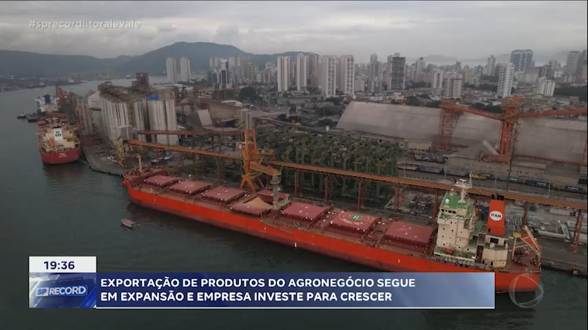 Vídeo: Exportação de produtos relacionados ao agronegócio cresce no Porto