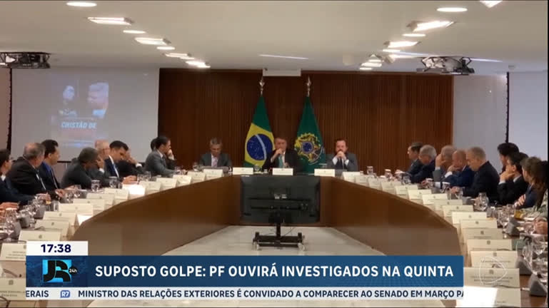 Vídeo: PF intima Jair Bolsonaro, presidente do PL e ex-ministros para depor sobre plano de golpe