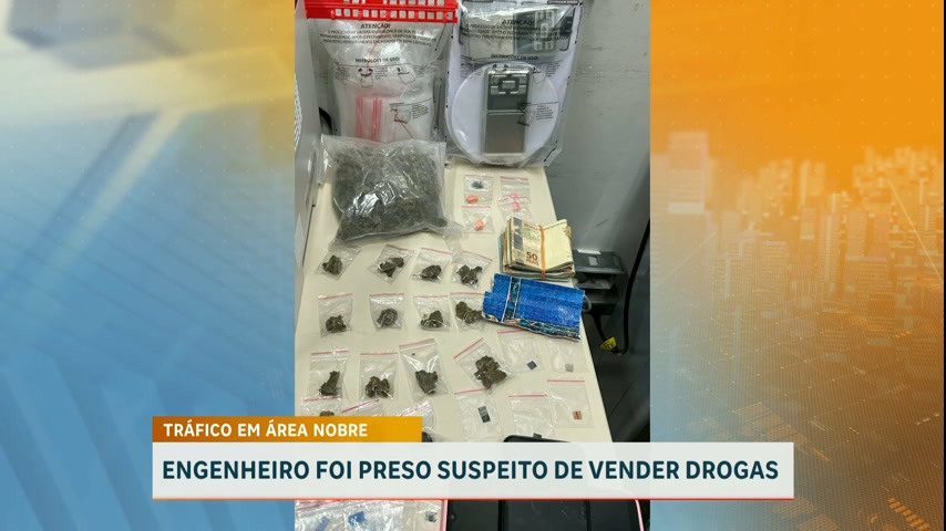 Vídeo: Polícia prende engenheiro suspeito de tráfico que recebia drogas por correios em BH