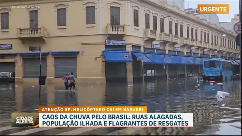 Vídeo: Caos da chuva em SP: Cidade Alerta mostra os estragos causados pelos temporais que atingem a capital