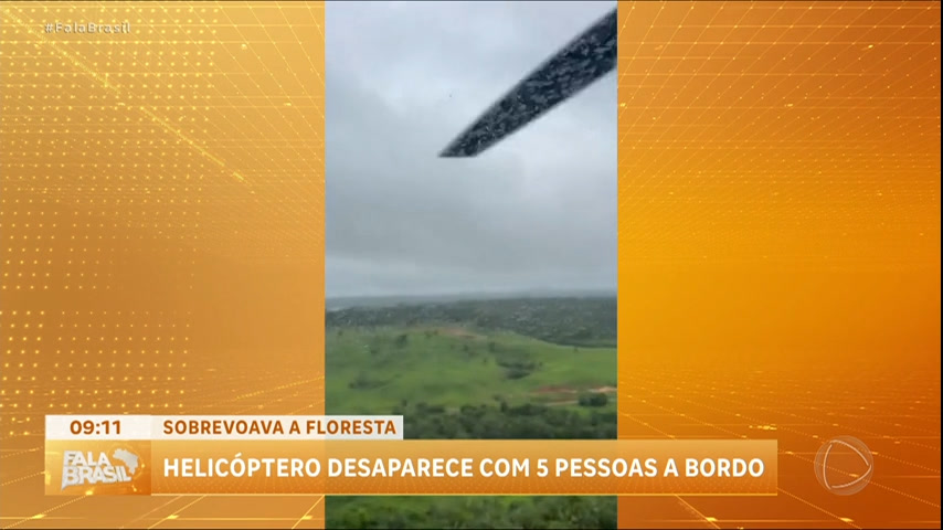Vídeo: Helicóptero com cinco pessoas a bordo desaparece no Pará