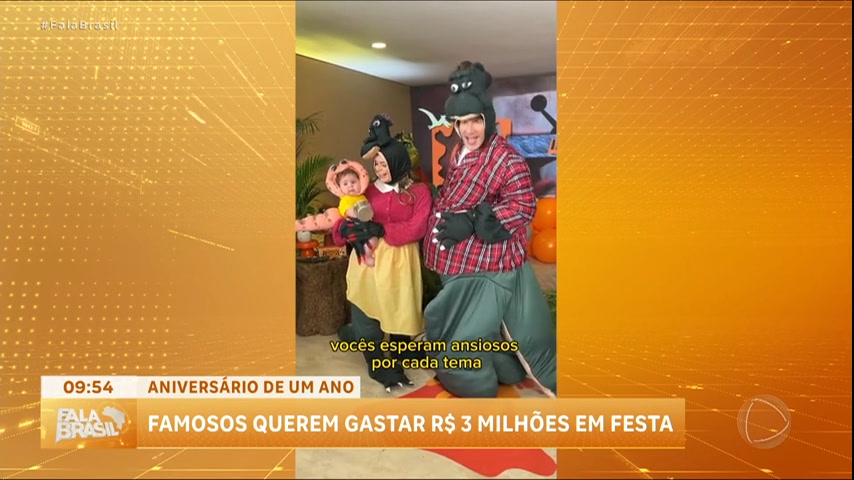 Vídeo: Viih Tube e Eliezer criam polêmica ao anunciar festa de R$ 3 milhões para a filha