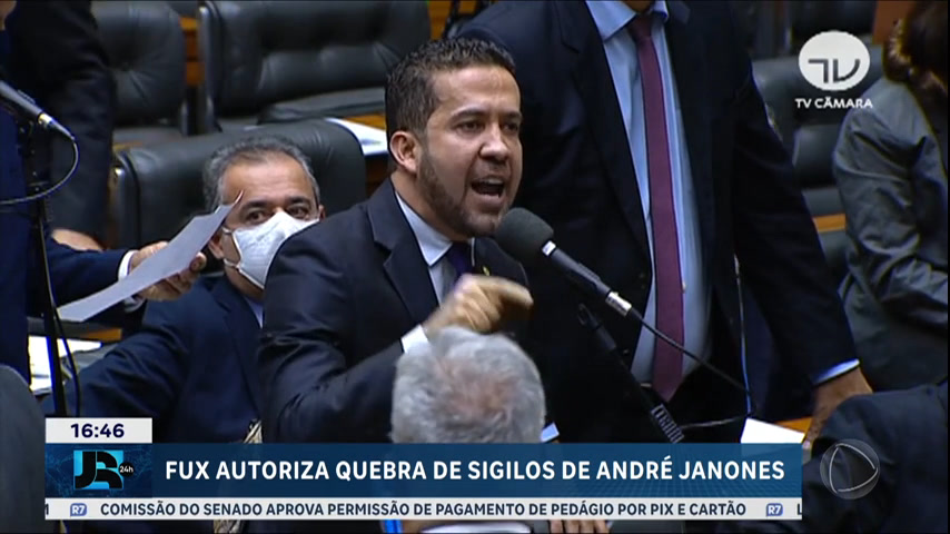 Vídeo: Luiz Fux autoriza quebra dos sigilos bancário de André Janones