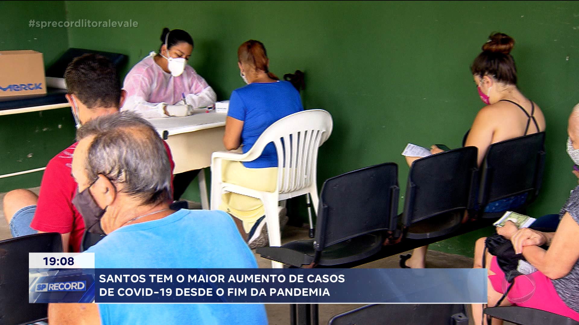 Vídeo: Aumento de casos de covid -19 em Santos