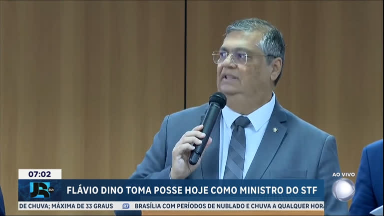 Vídeo: Flávio Dino toma posse como ministro do STF e herda mais de 340 processos