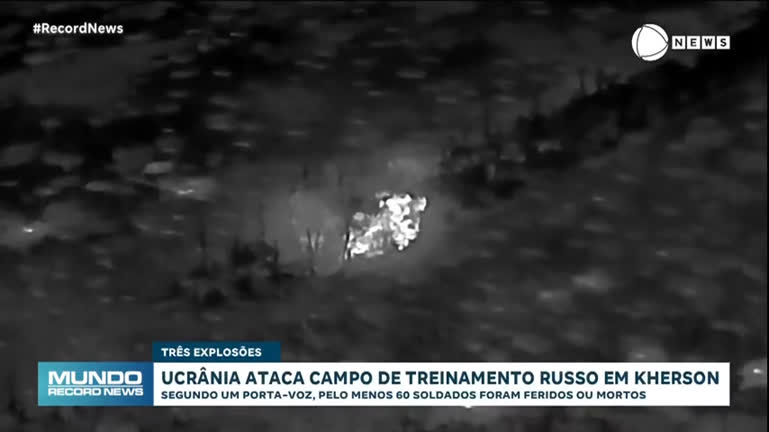 Vídeo: Ataque aéreo ucraniano por ter matado 60 soldados russos; Exército confirma explosões