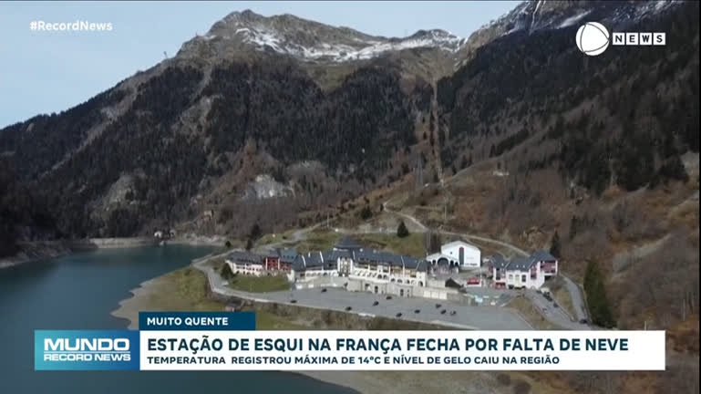 Vídeo: Estação de esqui na França fecha por falta de neve