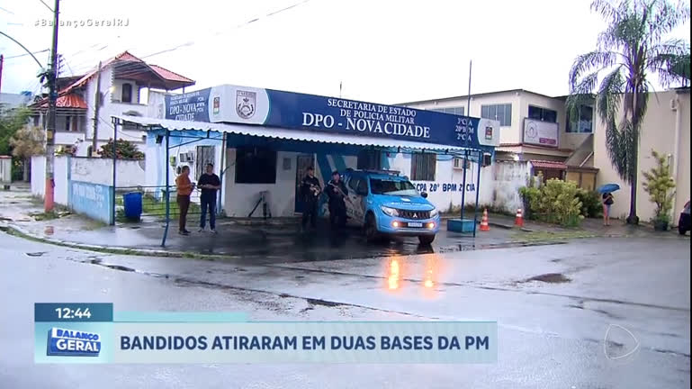 Vídeo: Criminosos atiram contra bases da PM em Nilópolis (RJ); ataque seria represália à morte de traficante