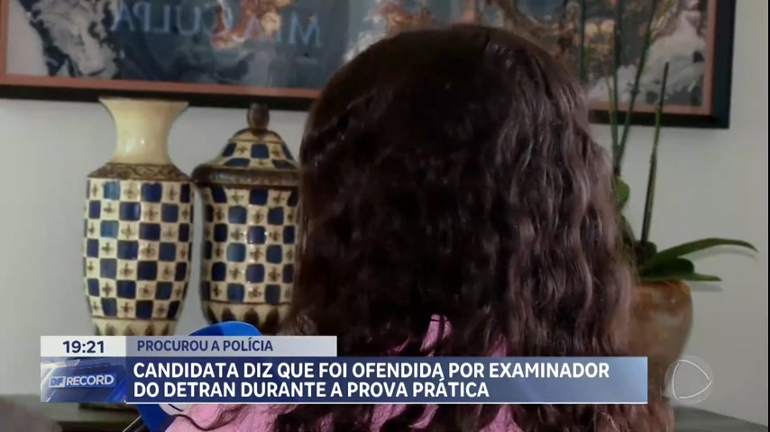 Vídeo: Candidata diz que foi ofendida por examinador do Detran durante prova prática