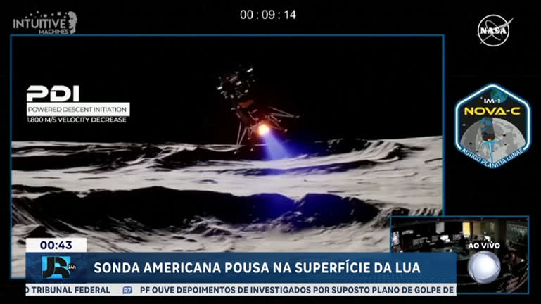 Vídeo: Sonda americana é a primeira nave privada a pousar na Lua