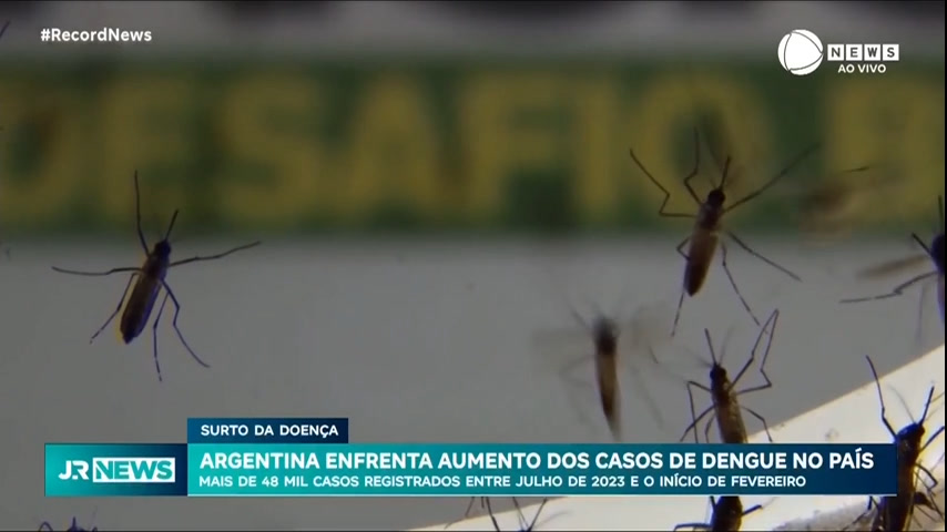 Vídeo: Argentina tem explosão de casos de dengue e registra 9.000 só na última semana