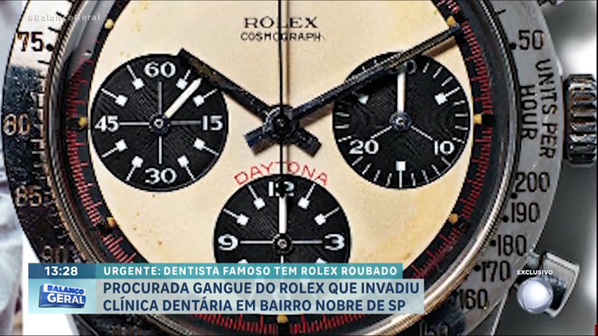 Vídeo: Criminosos roubam relógio de luxo de dentista dos famosos