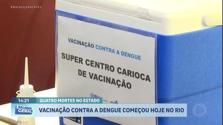 Vídeo: Vacinação contra dengue no Rio começa nesta sexta-feira (23)