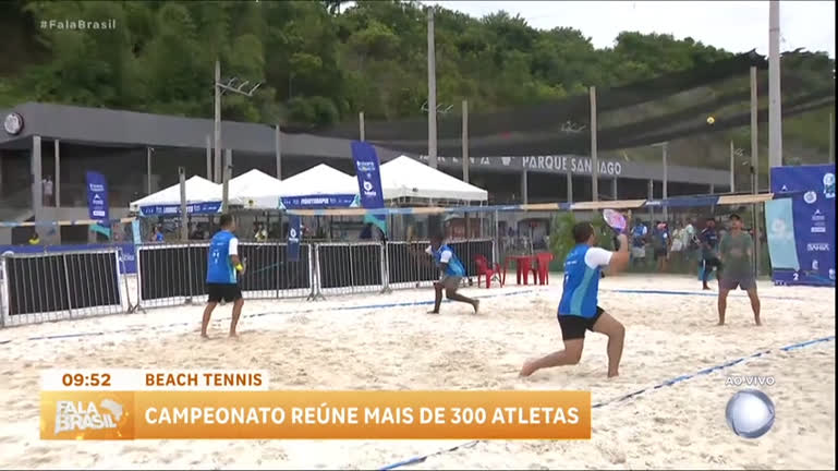 Vídeo: Campeonato de Beach Tennis promovido pela RECORD Bahia reúne cerca de 300 atletas em Salvador
