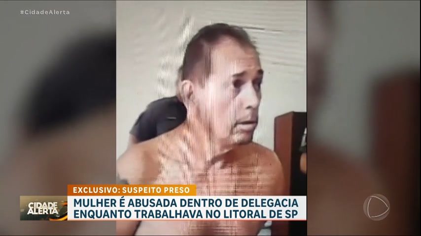 Vídeo: Funcionária é estuprada dentro de delegacia enquanto trabalhava em Guarujá (SP)
