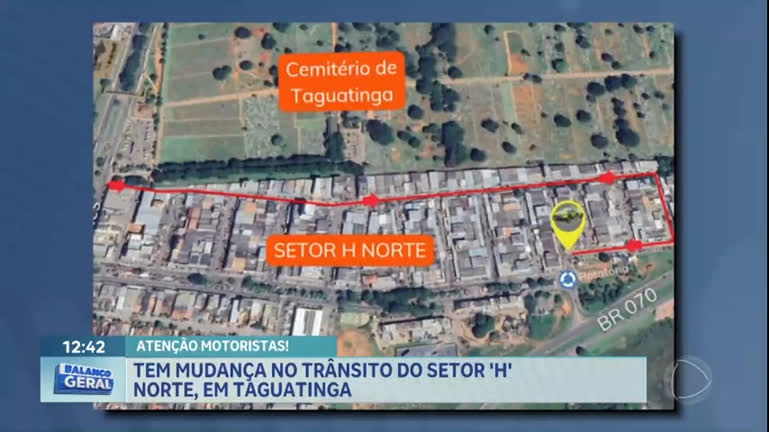 Vídeo: Setor H Norte, em Taguatinga, tem mudanças para fluidez do trânsito